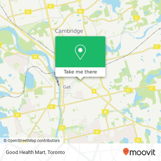 Good Health Mart map