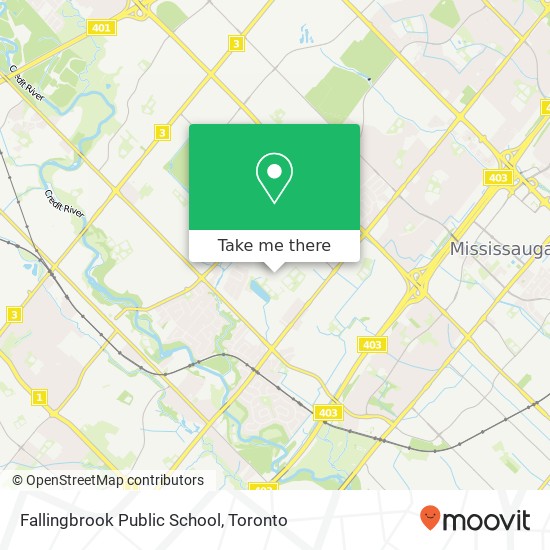 Fallingbrook Public School map