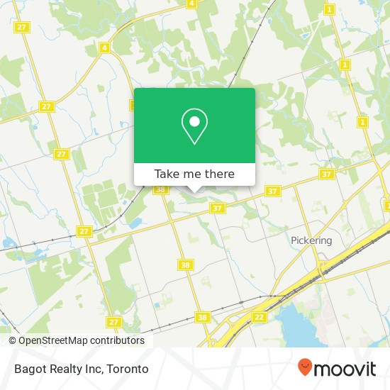 Bagot Realty Inc map