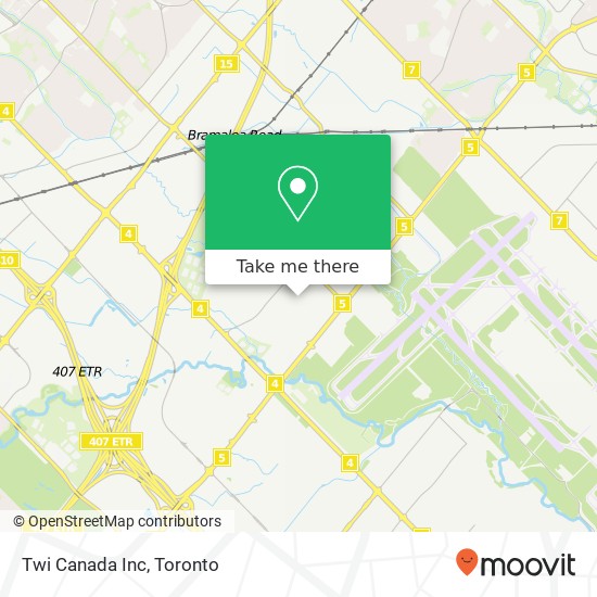 Twi Canada Inc map