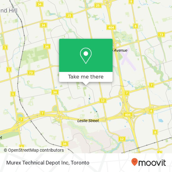 Murex Technical Depot Inc map