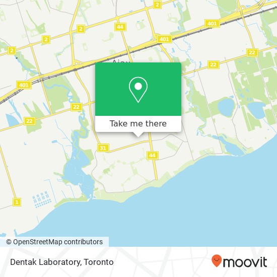 Dentak Laboratory map
