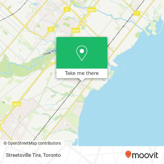 Streetsville Tire map