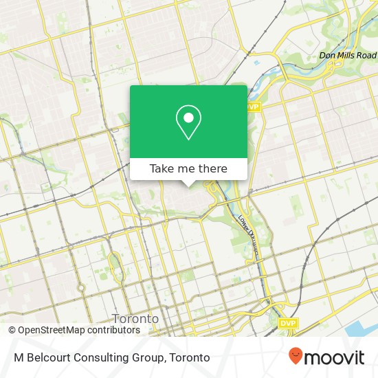 M Belcourt Consulting Group map