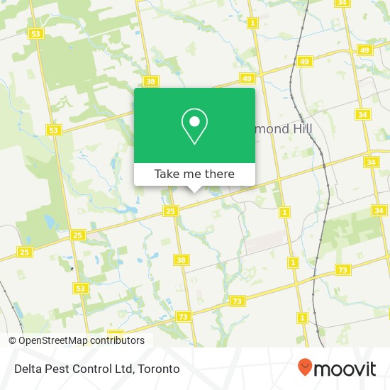 Delta Pest Control Ltd map