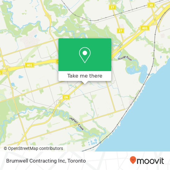 Brumwell Contracting Inc map