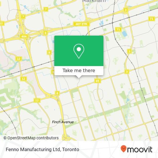 Fenno Manufacturing Ltd map