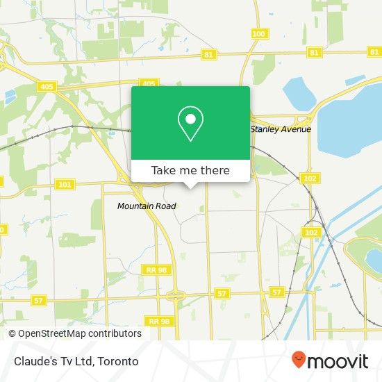 Claude's Tv Ltd map