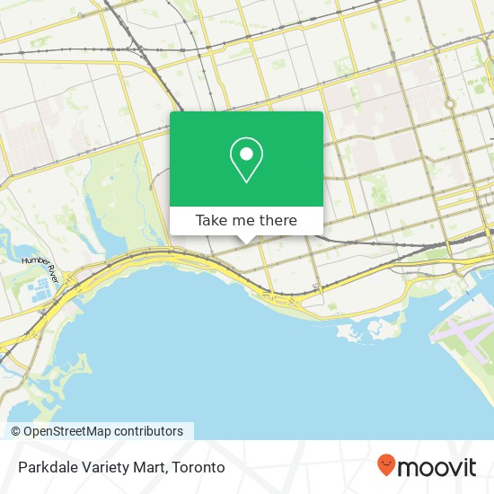 Parkdale Variety Mart map