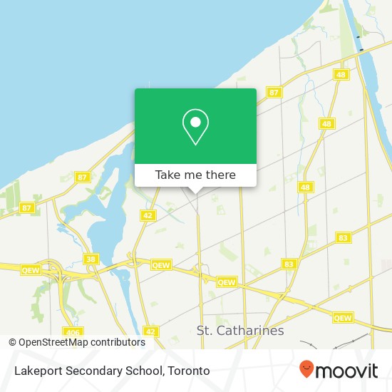 Lakeport Secondary School map