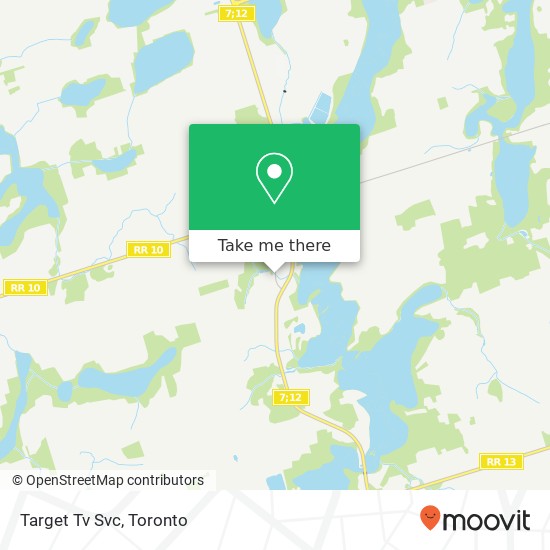 Target Tv Svc map
