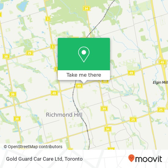 Gold Guard Car Care Ltd map