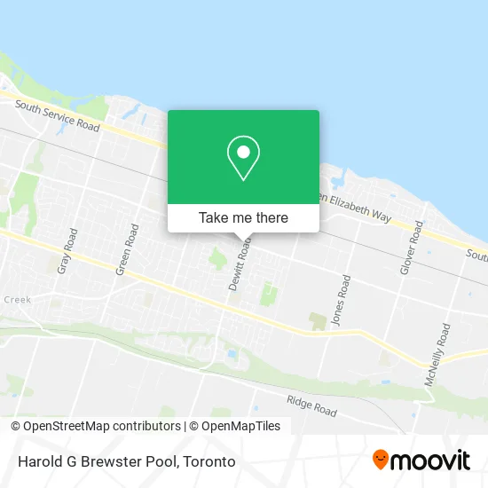 Harold G Brewster Pool map