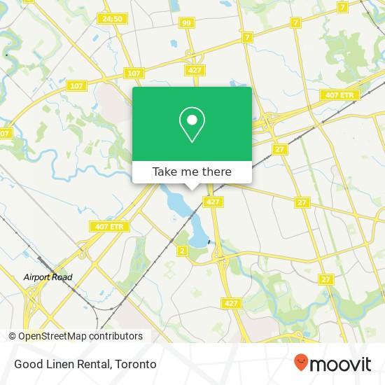 Good Linen Rental map