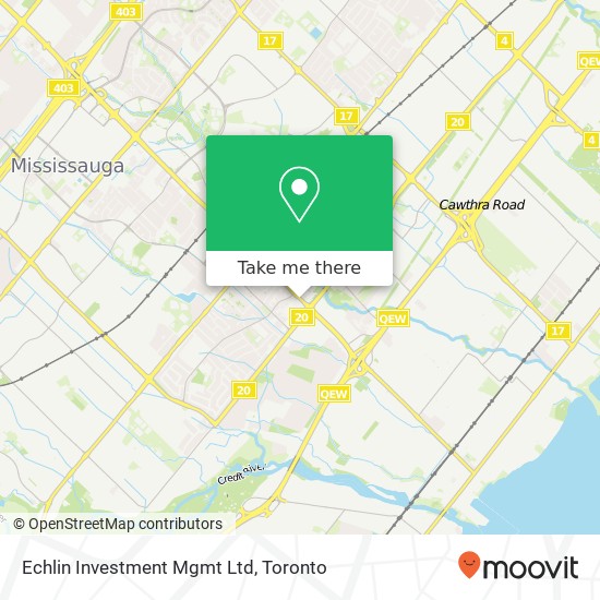 Echlin Investment Mgmt Ltd map