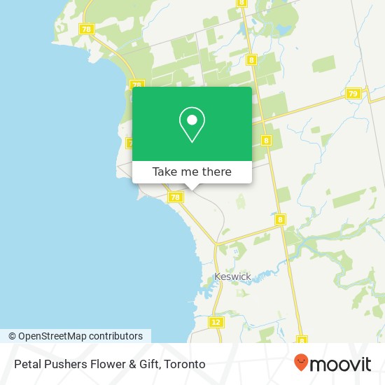 Petal Pushers Flower & Gift map