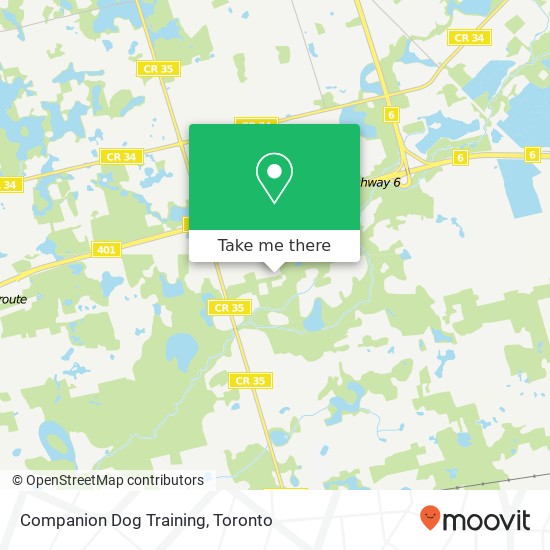 Companion Dog Training map