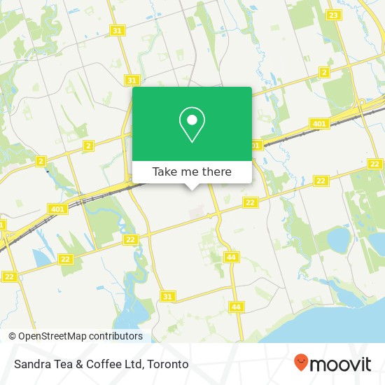 Sandra Tea & Coffee Ltd map