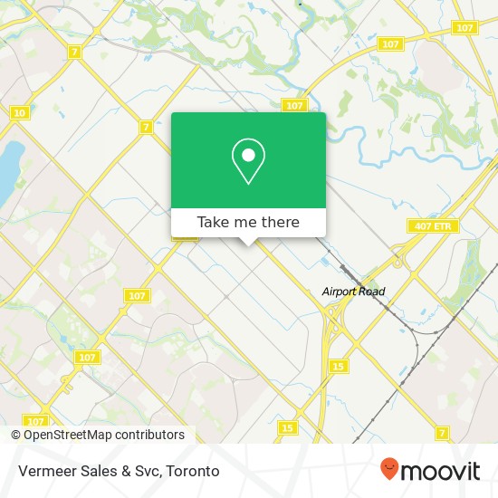 Vermeer Sales & Svc map