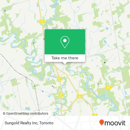 Sungold Realty Inc map
