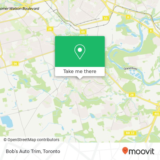 Bob's Auto Trim map