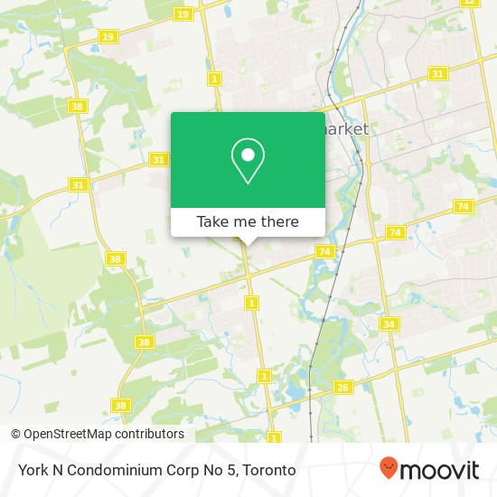 York N Condominium Corp No 5 map