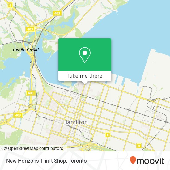 New Horizons Thrift Shop map