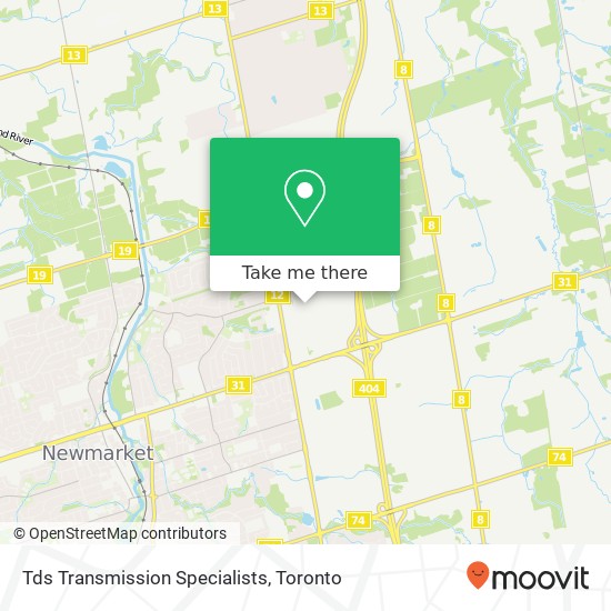 Tds Transmission Specialists map