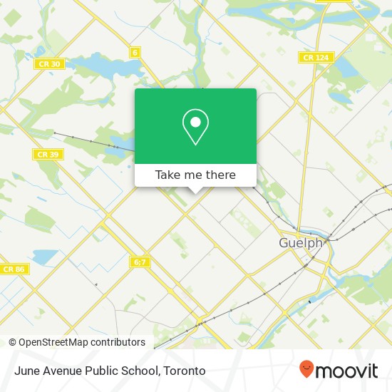 June Avenue Public School map
