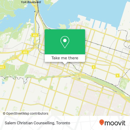 Salem Christian Counselling map