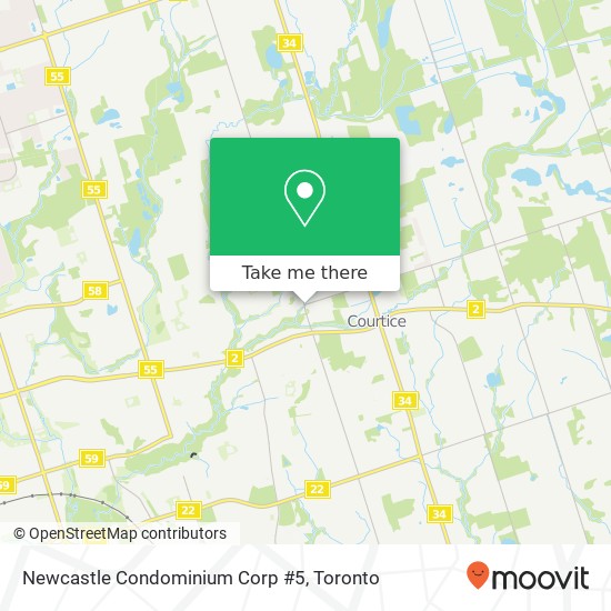 Newcastle Condominium Corp #5 map