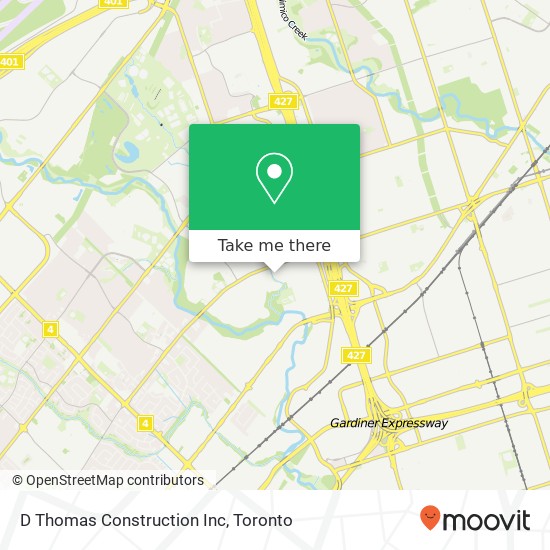 D Thomas Construction Inc map