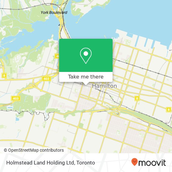 Holmstead Land Holding Ltd map