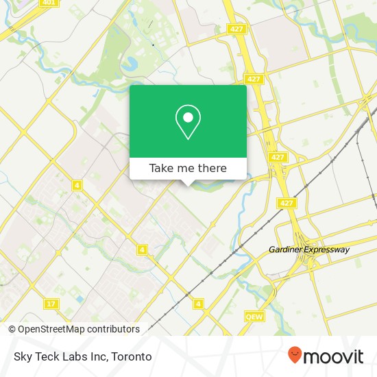 Sky Teck Labs Inc map