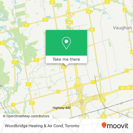 Woodbridge Heating & Air Cond map