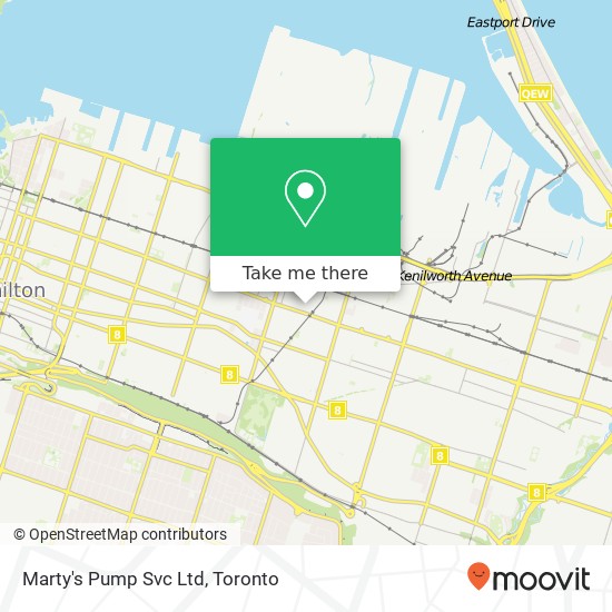 Marty's Pump Svc Ltd map