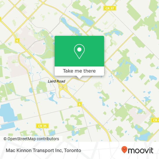 Mac Kinnon Transport Inc map