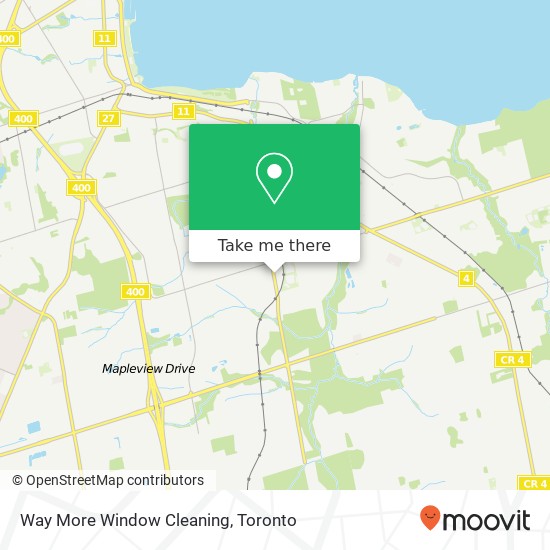 Way More Window Cleaning map