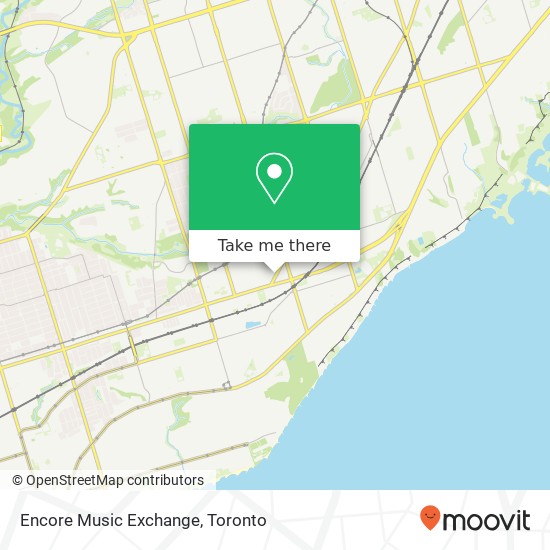 Encore Music Exchange map