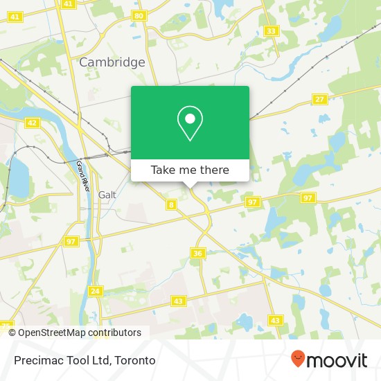 Precimac Tool Ltd map