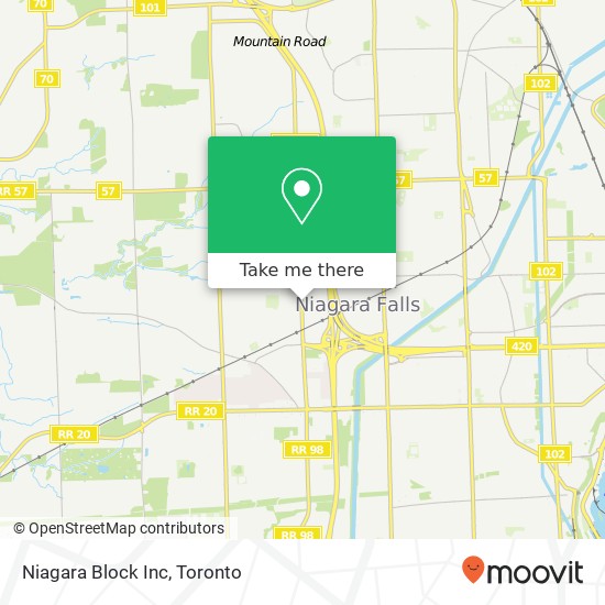 Niagara Block Inc map