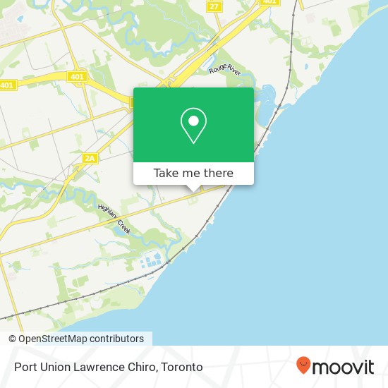 Port Union Lawrence Chiro map