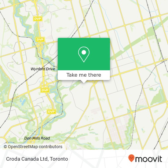 Croda Canada Ltd map