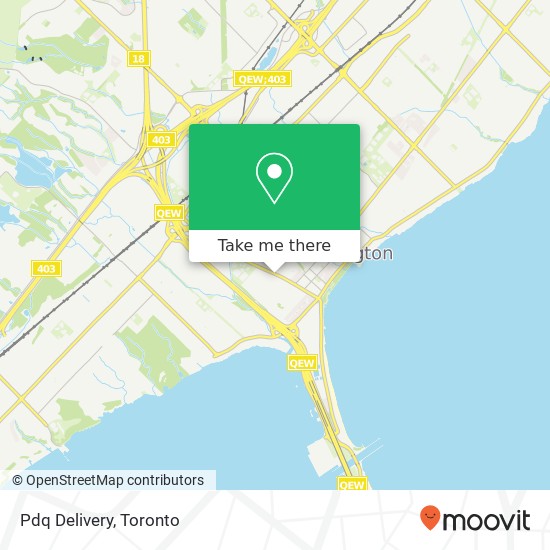 Pdq Delivery map