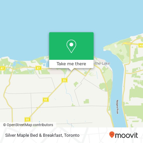 Silver Maple Bed & Breakfast map