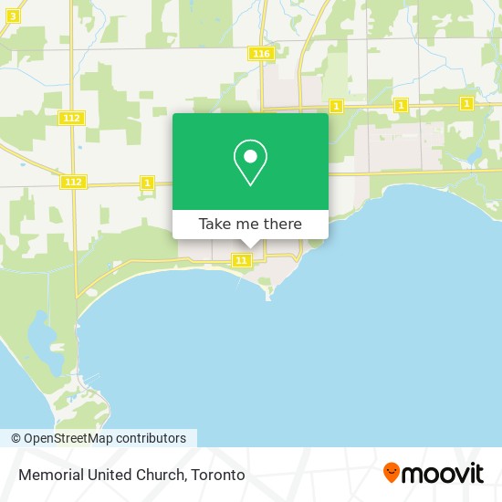 Memorial United Church map