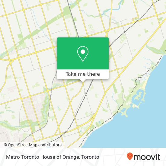 Metro Toronto House of Orange map