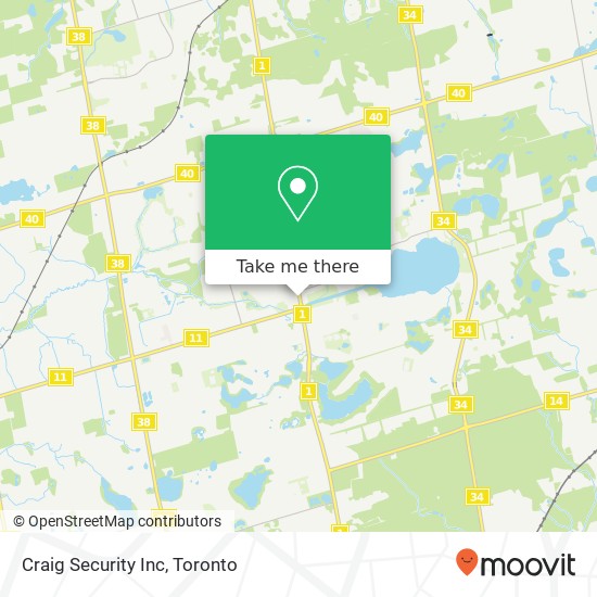 Craig Security Inc map