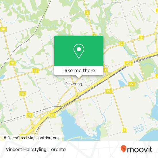 Vincent Hairstyling map