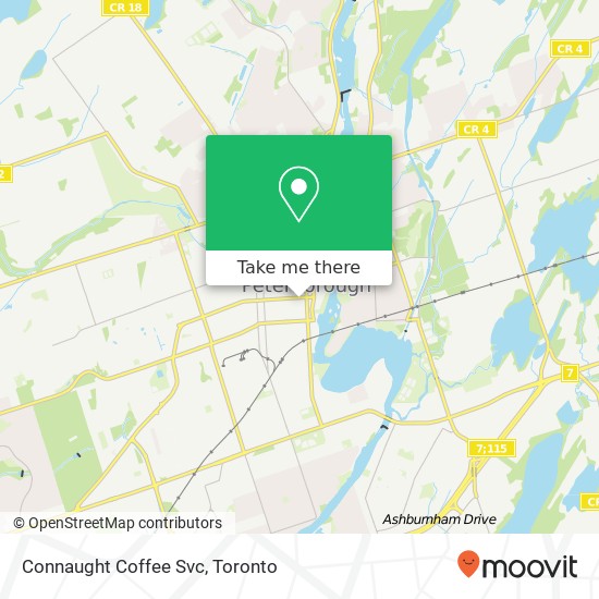 Connaught Coffee Svc map